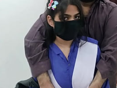 Step-father porks Indian College girl Dame in School uniform